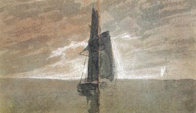 Joseph Mallord William Turner Sailing vessel at sea (mk31) Germany oil painting art